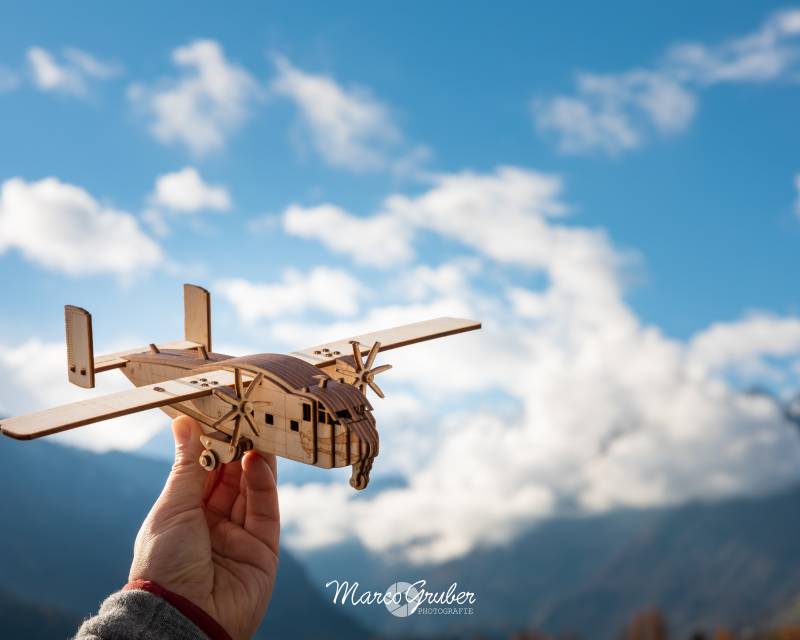 Dřevěný model SC7 Skyvan